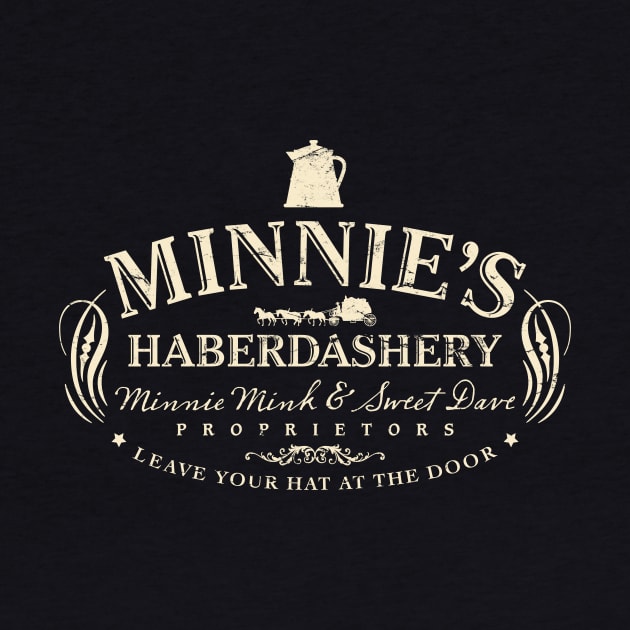 Minnie's Haberdashery - Light Print by Artboy